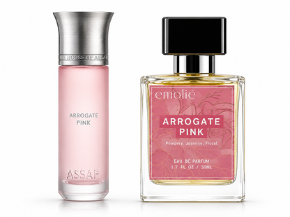 Arrogate Pink original fragrance comparison