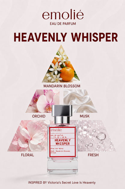 Heavenly Whisper fragrance notes pyramid