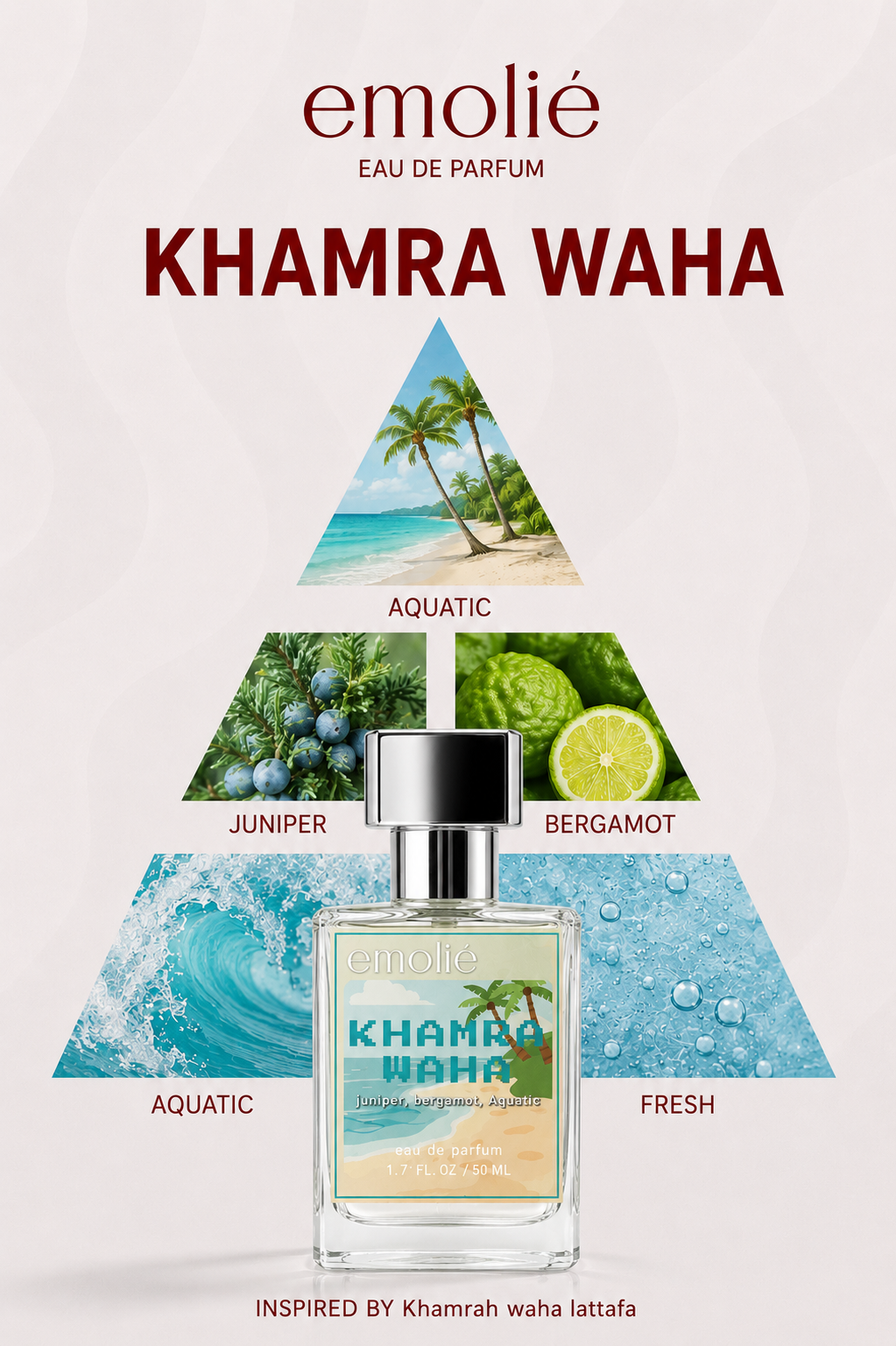 Khamra Waha fragrance notes pyramid