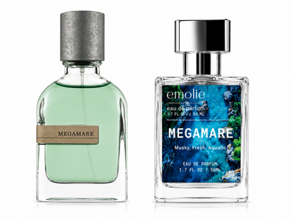 Megamare original fragrance comparison